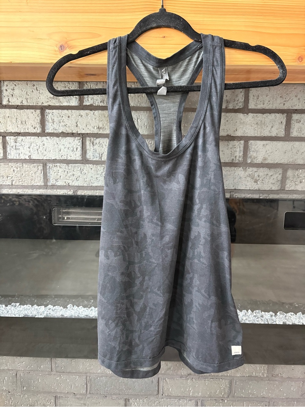 Vuori Black Camo Racerback Tank
